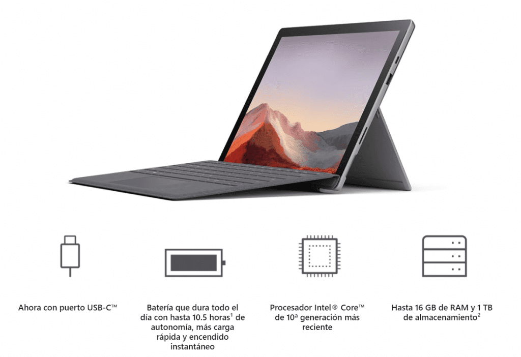 Surface Pro 7: La socia perfecta para tu productividad